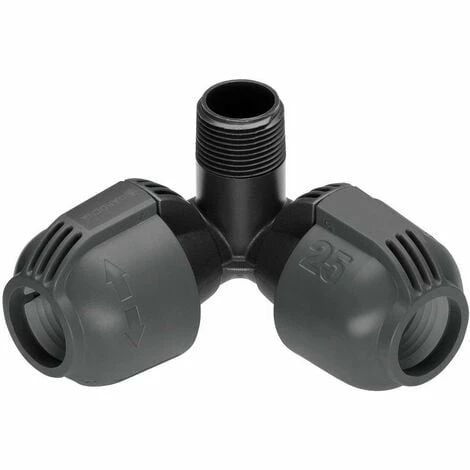 Pièce Angulaire GARDENA Système Sprinkler 02783-20 26,44 Mm (3/4) (filet Ext.) 3 Pièce Angulaire GARDENA Système Sprinkler 02783-20 26,44 Mm (3/4) (filet Ext.)