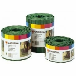 GARDENA 00540-20 Bordure De Pelouse Vert Rouleau 20 Cm De Haut, 9 M De Long