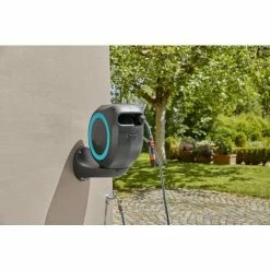 GARDENA Dévidoir Automatique Mural RollUp S 15 M Bleu Turquoise (18600-20) -GARDENA Soldes 2024 33511410 5