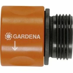 GARDENA 00917-50 Plastique Raccord De Transition 26,44 Mm (3/4) (filet Ext.), Raccord Enfichable