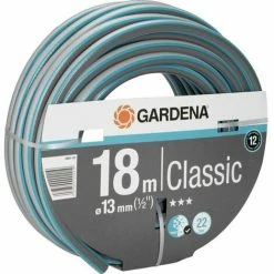 Tuyau Darrosage 1/2 Pouce GARDENA 18001-20 18 M Gris, Bleu - Gris, Orange