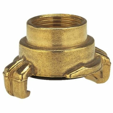 Pièce Filetée à Raccordement Rapide GARDENA 07108-20 Laiton Attelage à Griffes, 24,2 Mm (3/4) (filet Int.) 4 Pièce Filetée à Raccordement Rapide GARDENA 07108-20 Laiton Attelage à Griffes, 24,2 Mm (3/4) (filet Int.) – Image 2