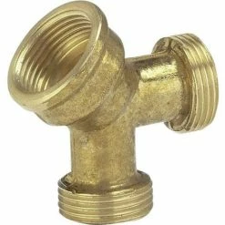 GARDENA 07155-20 Laiton Distributeur Deau 2 Voies 24,2 Mm (3/4) (filet Int.), 26,44 Mm (3/4) (filet Ext.), 26,44 Mm (3/