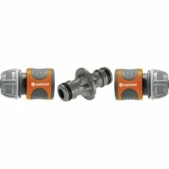GARDENA 18283-20 18283-20 Plastique Adaptateur De Tuyau Ø 13 Mm (1/2), Raccord Enfichable Jeu