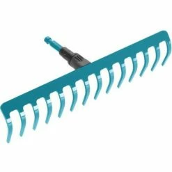 GARDENA Râteau De Jardin 36cm Combisystem - Acier Robuste - 14 Dents – Ratissage & Nivellement Du Sol – Garantie 25 Ans (31