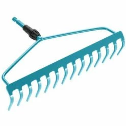 GARDENA Râteau-étrier 36cm Combisystem - Acier Robuste - 14 Dents – Ratissage & Nivellement Du Sol – Garantie 25 Ans (3168
