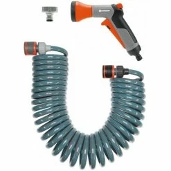 Kit De Flexible D'arrosage Gris/Orange Plastique 30 X 30 X 30 Cm - Gardena 18424-20