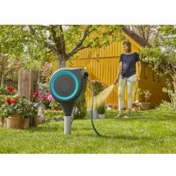 GARDENA Dévidoir Automatique Sur Pic RollUp S 15 M Liseret Bleu -GARDENA Soldes 2024 50848502 4