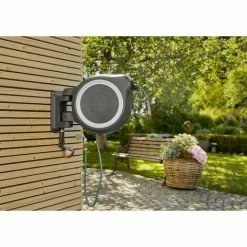 GARDENA Dévidoir Automatique Mural RollUp M/L 25m + Pistolet-arrosoir Multijet (18622-33) -GARDENA Soldes 2024 51006101 5