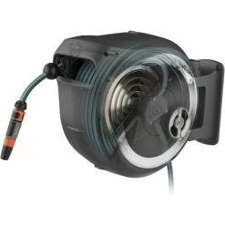 GARDENA Dévidoir Automatique Mural RollUp L 30m + Pistolet-arrosoir Multijet (18627-33) -GARDENA Soldes 2024 51006103 3