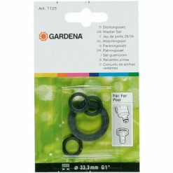 GARDENA Gardena Set De Nettoyage - Joint De Coupure Au Jet D'eau - Anneau - Noir (1125)