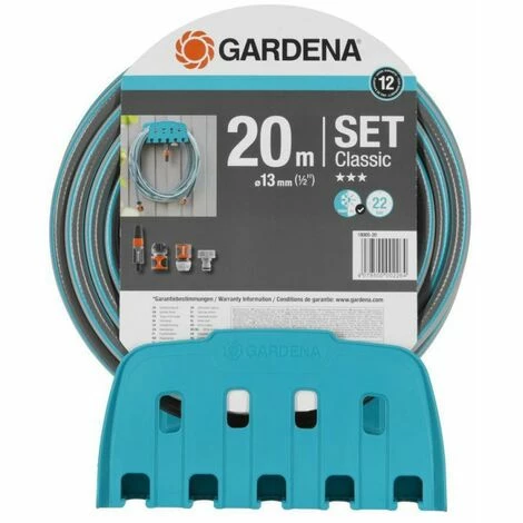 GARDENA 18005-20 Ensemble De Tuyau Mural Classique 3 GARDENA 18005-20 Ensemble De Tuyau Mural Classique
