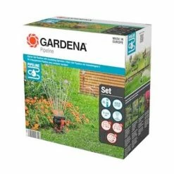Gardena Système Sprinkler Kit Complet Arroseur Oscillant Pipeline - 08274-34