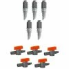 Pack GARDENA - Micro-asperseurs Micro-Drip 180° 5 Pcs - Régulateur 5 Pcs -GARDENA Soldes 2024 58358475 1