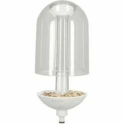 Mangeoire A Oiseaux GARDENA ClickUp! - Hauteur 35 Cm - Diametre 15,2 Cm - Plastique PMMA Transparent Durable (11380-20)